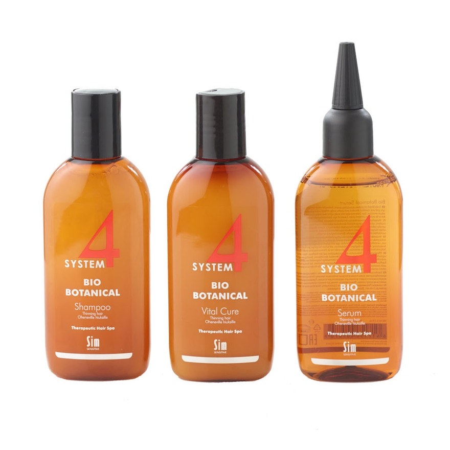 System 4 Bio-Botanical 3 in 1 Complete Set: Shampoo, Conditioner and Serum