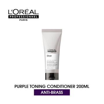 L'Oréal Serie Expert Silver Anti-Brass Purple Toning Conditioner 200ml